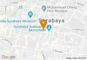 map of Garden Palace Hotel Surabaya