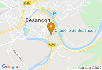 map of Citadel of Besançon