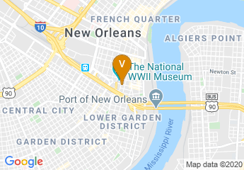 map of The Higgins Hotel New Orleans, Curio Collection by Hilton