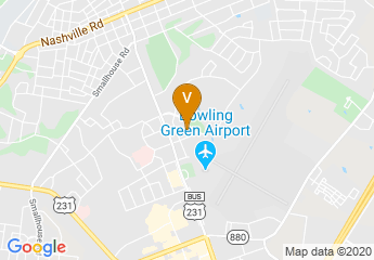 map of Courtyard by Marriott Bowling Green Convention Center