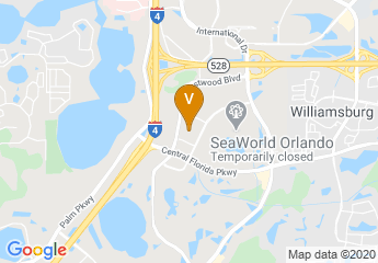 map of Boardwalk Sports Bar at Renaissance Orlando