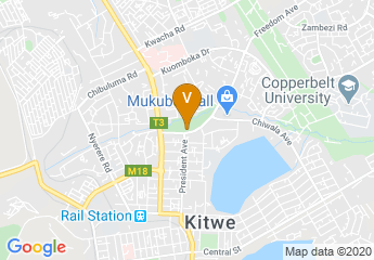 map of Garden Court Kitwe