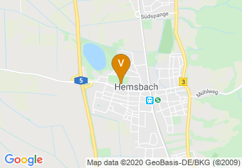 map of Hans-Michel-Halle