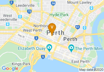 map of DoubleTree by Hilton Perth Northbridge