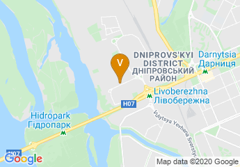 map of Technari Livoberezhna