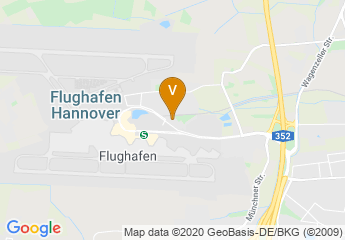map of Leonardo Hotel Hannover Airport
