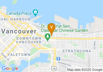 map of Downtown Eastside Women's Centre