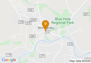 map of Ozona Bank - Wimberley Motor Bank