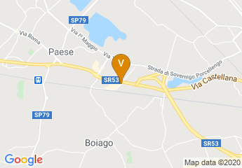 map of BHR Treviso Hotel