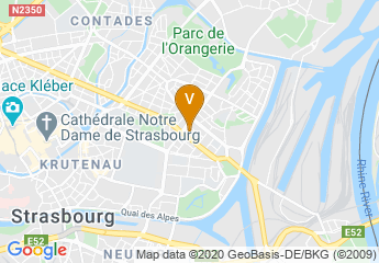 map of EM Strasbourg Business School