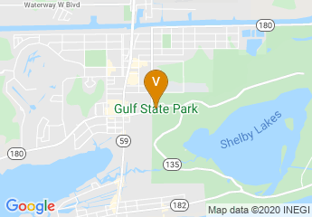 map of Gulf State Park