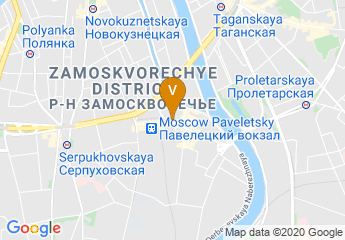 map of Otel' "Paveletskaya Aero"