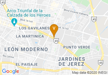 map of Holiday Inn Leon-Convention Center