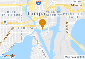 map of JW Marriott Tampa Water Street