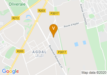map of Adam Park Marrakech