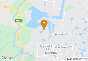 map of Bangladesh University of Professionals