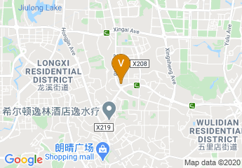 map of Ramada Encore Chongqing Yubei