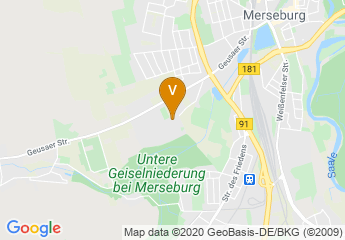 map of Merseburg University of Applied Sciences