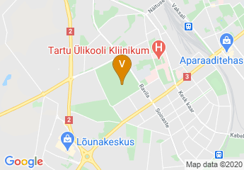 map of Institute of Physics, University of Tartu