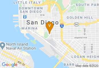 map of San Diego Global Knowledge University
