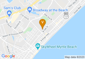 map of Myrtle Beach Convention Center