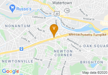 map of Four Points by Sheraton Boston Newton