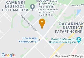 map of Lomonosov Moscow State University Faculty of Law