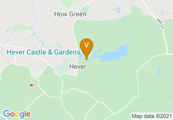 map of Hever Castle & Gardens