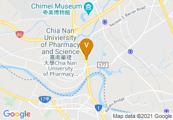 map of Chia Nan Univiersity of Pharmacy and Science