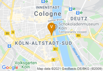 map of Hotel NH Köln Altstadt