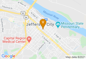 map of DoubleTree by Hilton Hotel Jefferson City