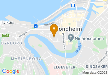 map of NTNU Kalvskinnet