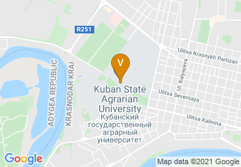 map of Kuban State Agrarian University