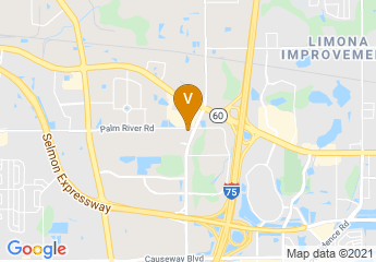 map of Country Inn & Suites by Radisson, Tampa/Brandon, FL