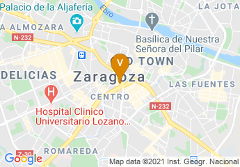 map of Paraninfo de la Universidad de Zaragoza