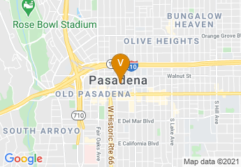 map of Pasadena Convention Center