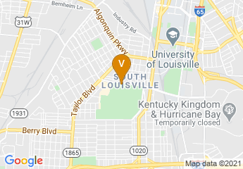 map of Kentucky Derby Museum