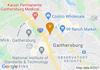 map of DoubleTree by Hilton Washington DC North/Gaithersburg