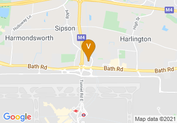map of Radisson RED Hotel London Heathrow