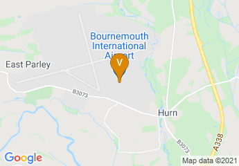 map of Bournemouth International Airport