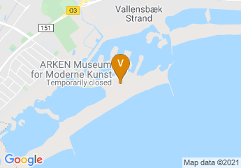 map of ARKEN Museum for Moderne Kunst