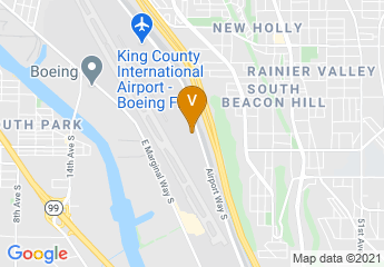 map of Modern Aviation - Seattle