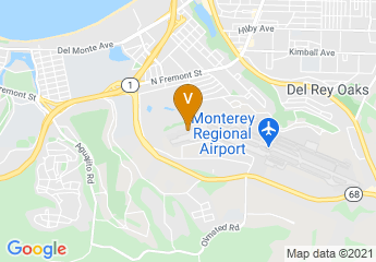 map of Monterey Jet Center