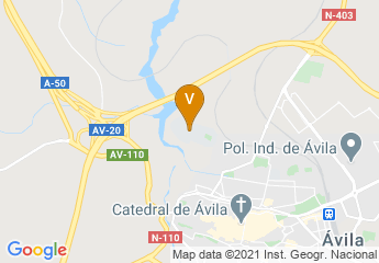 map of UNED Ávila