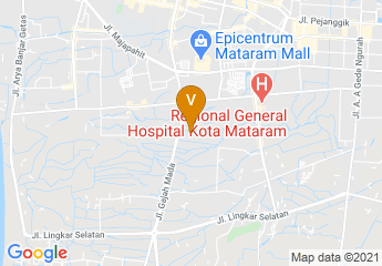 map of Muhammadiyah University of Mataram