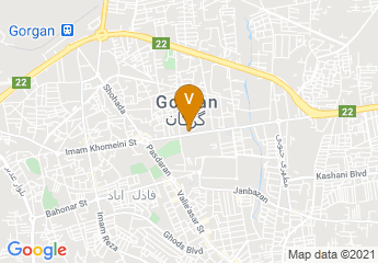 map of Gorgan University