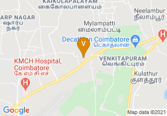 map of Brindhavan Auditorium