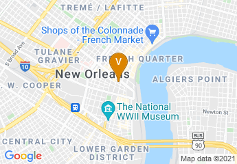 map of Sheraton New Orleans