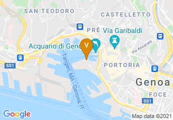 map of Genoa Port Center