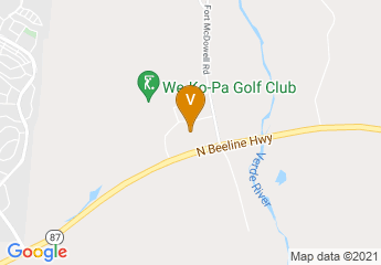 map of We-Ko-Pa Casino Resort